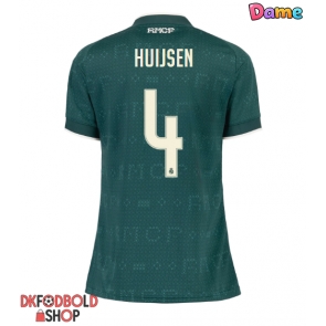 Real Madrid Dean Huijsen #4 Udebanetrøje Dame 2026-27 Kort ærmer Real Madrid Dean Huijsen #4 Udebanetrøje Dame 2026-27 Kort ærmer
